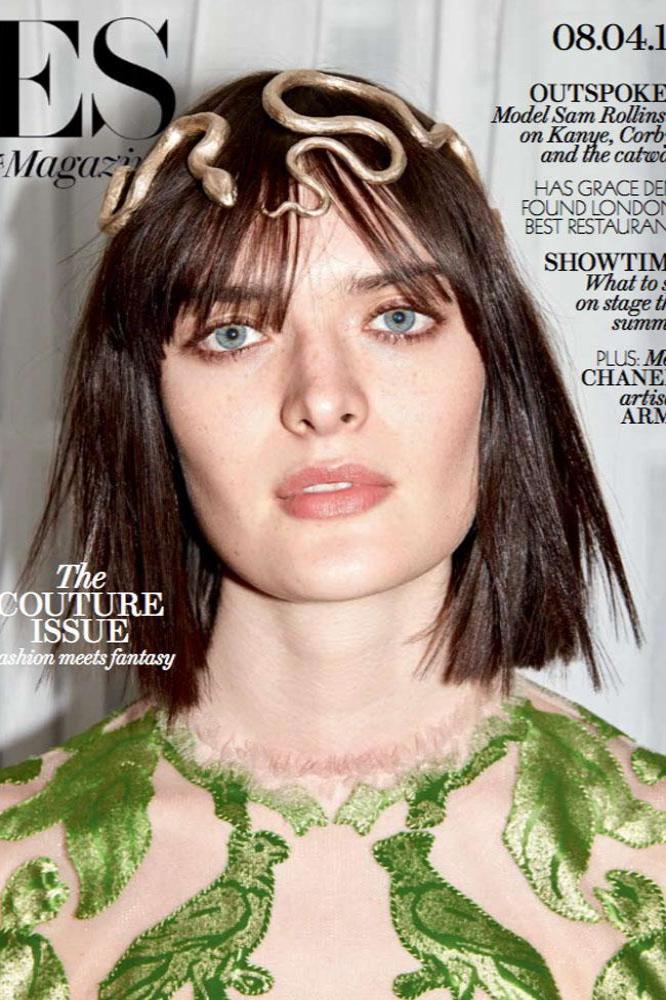 Sam Rollinson on the cover of ES Magazine