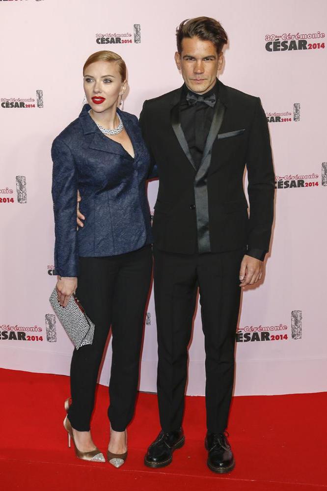 Scarlett Johansson and Romain Dauriac