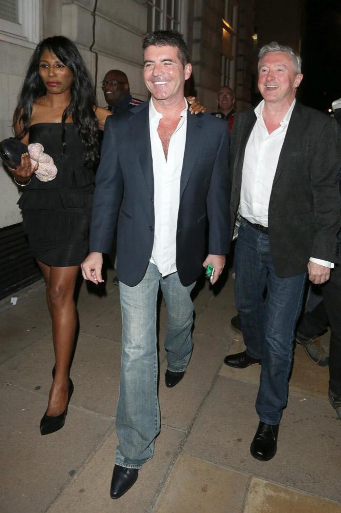 Louis Walsh and Simon Cowell 
