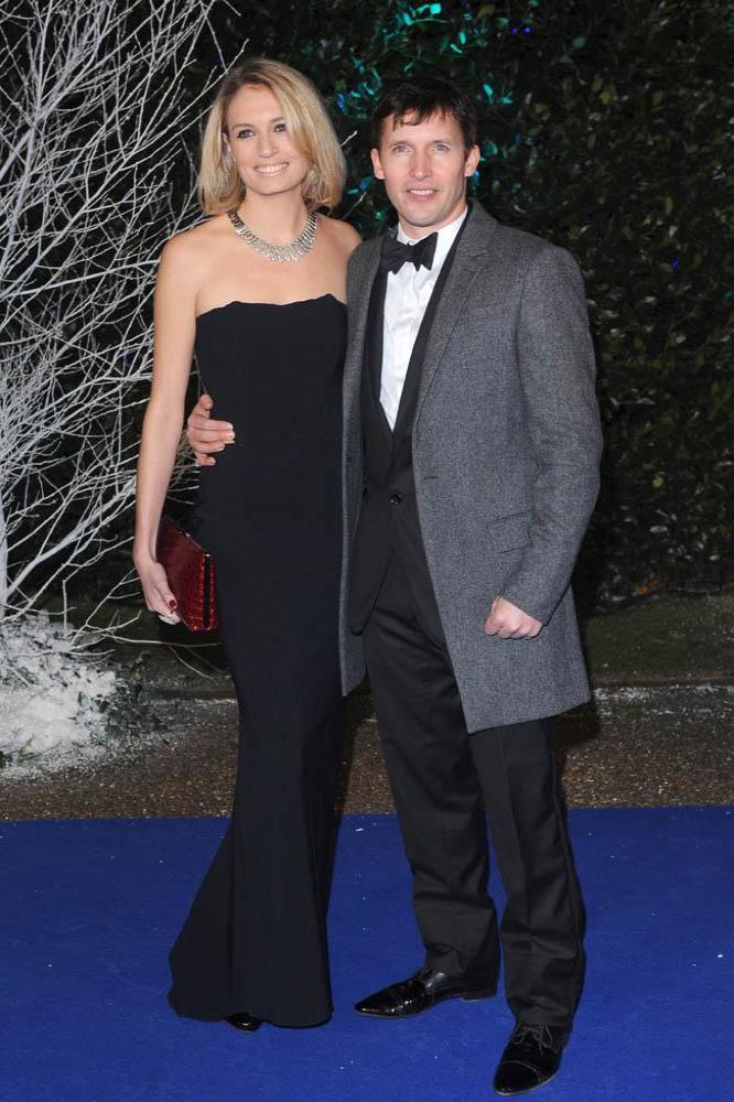 James Blunt and wife Sofia Wellesley