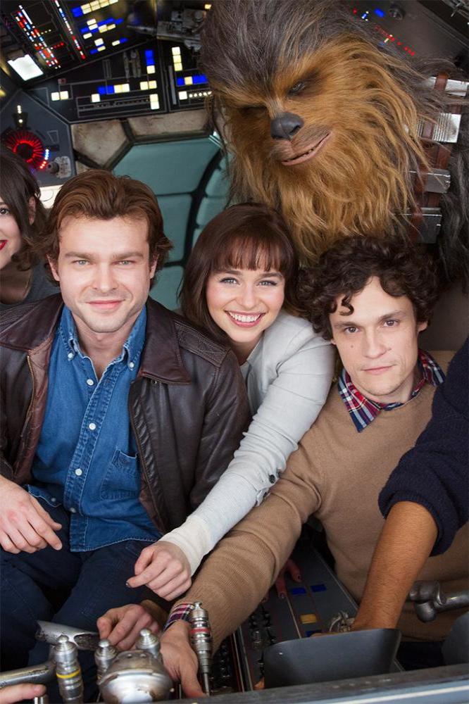 The cast of the Han Solo spin-off movie