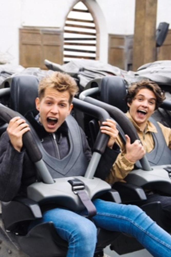 The Vamps at Thorpe Park