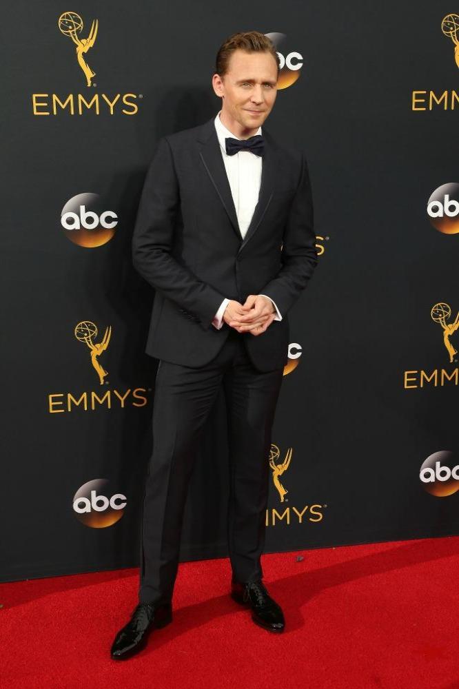 Tom Hiddleston at the Emmy Awards