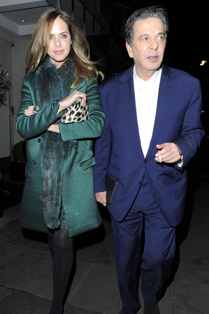 Trinny Woodall and Charles Saatchi 