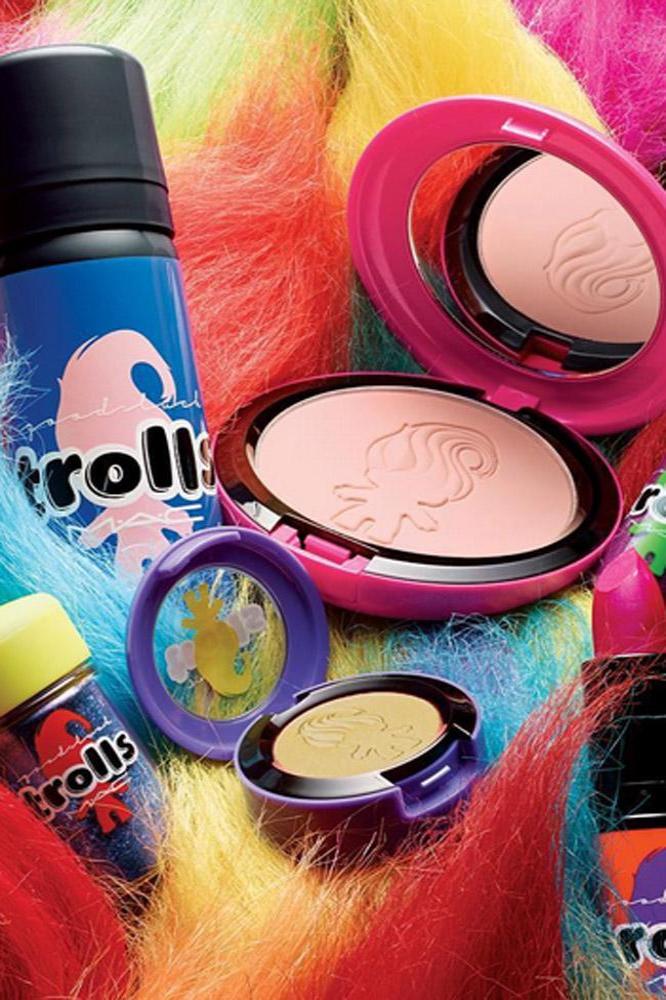 Troll Dolls beauty range (c) MAC Cosmetics Instagram