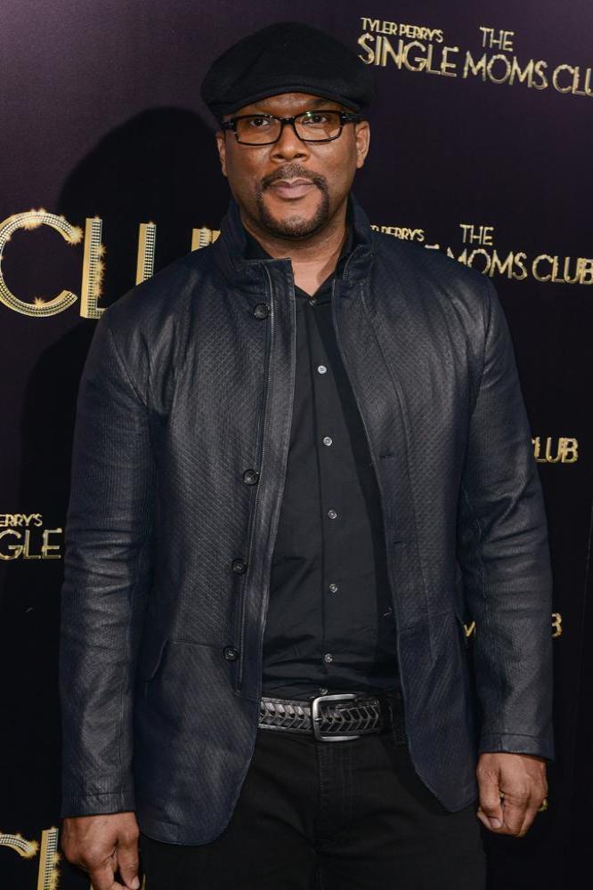 Tyler Perry at The Single Moms Club premiere in Hollywood