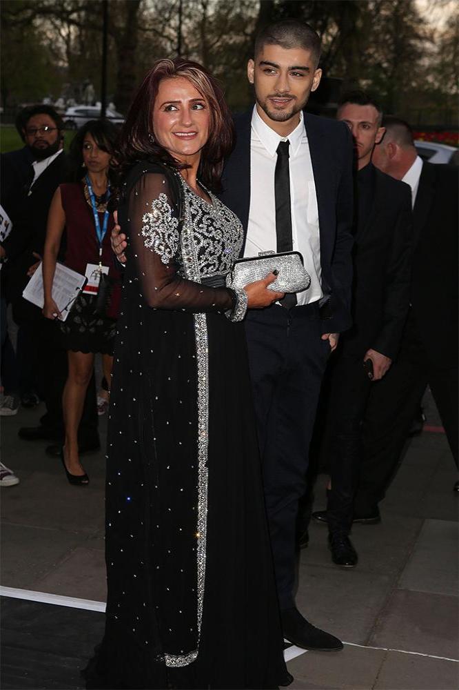 Zayn Malik and his mother Tricia