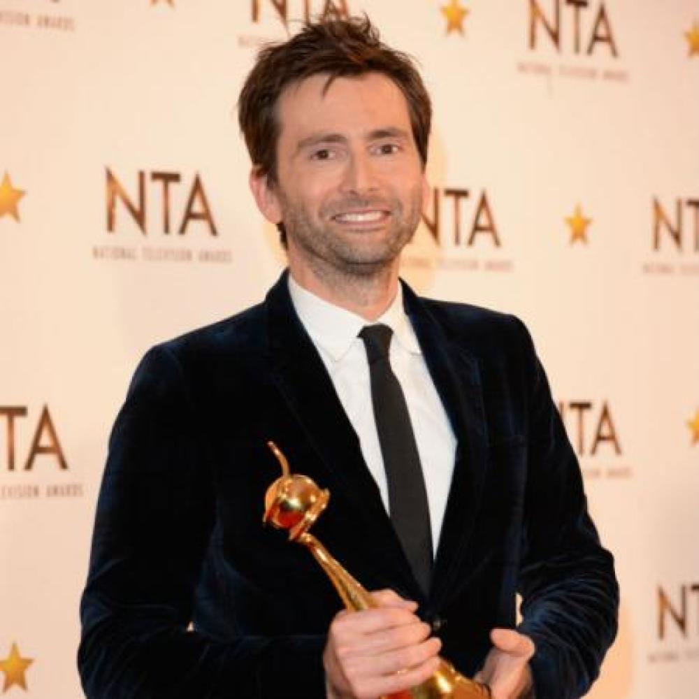 David Tennant with his Special Recognition Award