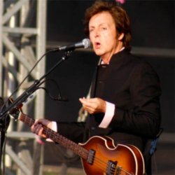 Sir Paul McCartney overcame his stage fright, obviously