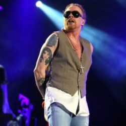 Guns N' Roses singer Axl Rose was given the key