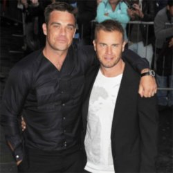 Robbie Williams and Gary Barlow 