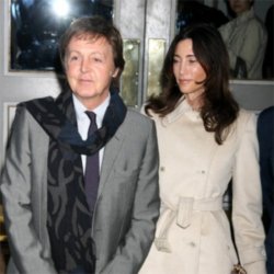 Sir Paul McCartney and fiance Nancy Shevell