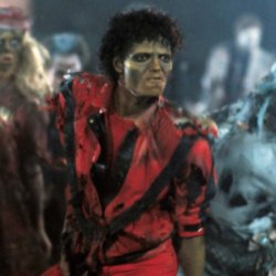 Michael Jackson in the 'Thriller' music video