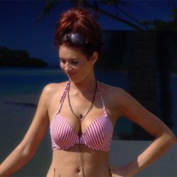 Amy Childs in the celebrity Big Brother house