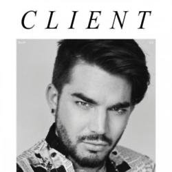 Adam Lambert in Client magazine