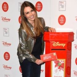 Adele Silva at the Disney Store Christmas party