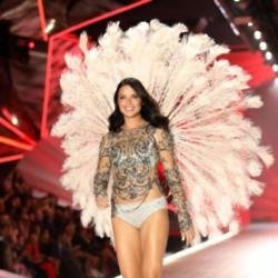Adriana Lima walking in the Victoria's Secret Fashion Show