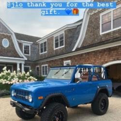 Alex Rodriguez's new car (c) Instagram