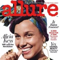 Alicia Keys' Allure magazine cover