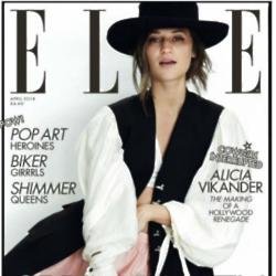 Alicia Vikander covers Elle UK