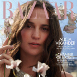 Alicia Vikander covers Harper's Bazaar