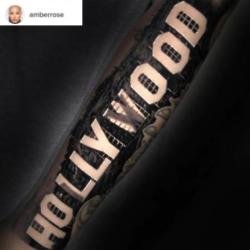 Amber Rose's tattoo (c) Instagram