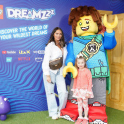 Amy Childs at the LEGO DREAMZzz premiere
