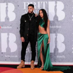 Andre Gray and Leigh-Anne Pinnock