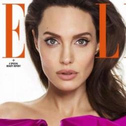 Angelina Jolie covers Elle magazine 