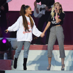Ariana Grande and Miley Cyrus are good friends
