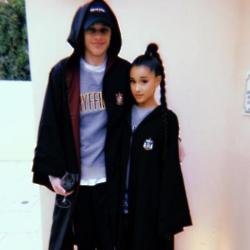 Pete Davidson and Ariana Grande (c) Instagram