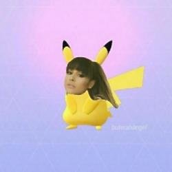 Ariana Grande as Pikachu (c) Twitter