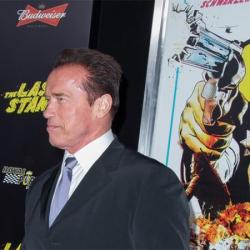 Arnold Schwarzenegger at Last Stand premiere in London