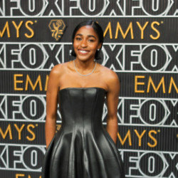 Ayo Edebiri at the Emmy Awards
