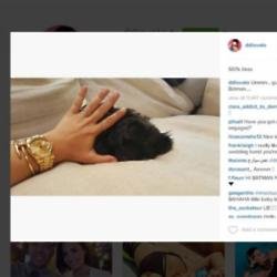 Batman on Demi's Instagram account