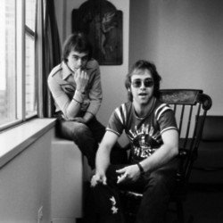 Bernie Taupin and Elton John (c) David Gahr