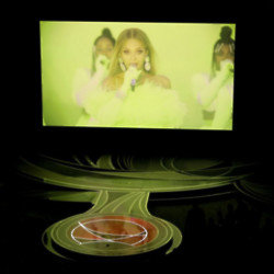 Beyonce performed at the Oscars via video link