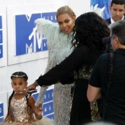 Blue Ivy Carter and Beyonce