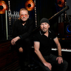 Bono and The Edge in The Piano Room (c) BBC