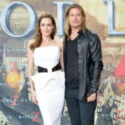 Brad Pitt and Angelina Jolie at Berlin premiere of World War Z