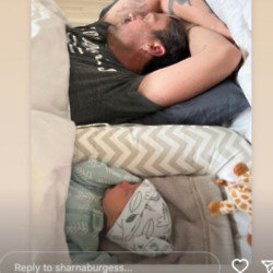Brian Austin Green and their baby boy (c) Instagram