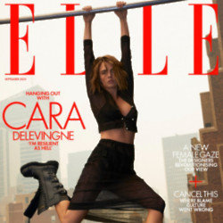 Cara Delevingne on ELLE UK cover