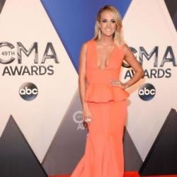 Carrie Underwood on the Country Music Awards red carpet