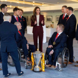Catherine, Princess of Wales met with the England wheelchair rugby team