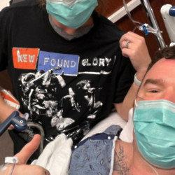 Chad Gilbert is recovering after having spinal tumour removed
