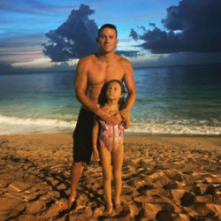 Channing Tatum and daughter Everly (c) Instagram