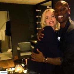 Charlize Theron and Tyrese Gibson (c) Instagram