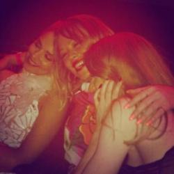 Cheryl Cole with Kimberley Walsh and Nicola Roberts in Las Vegas