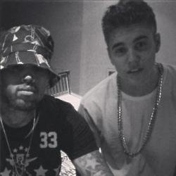 Chris Brown and Justin Bieber 