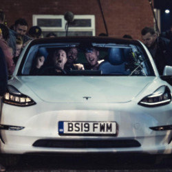 Chris Harris, Paddy McGuinness, Freddie Flintoff on the Top Gear set